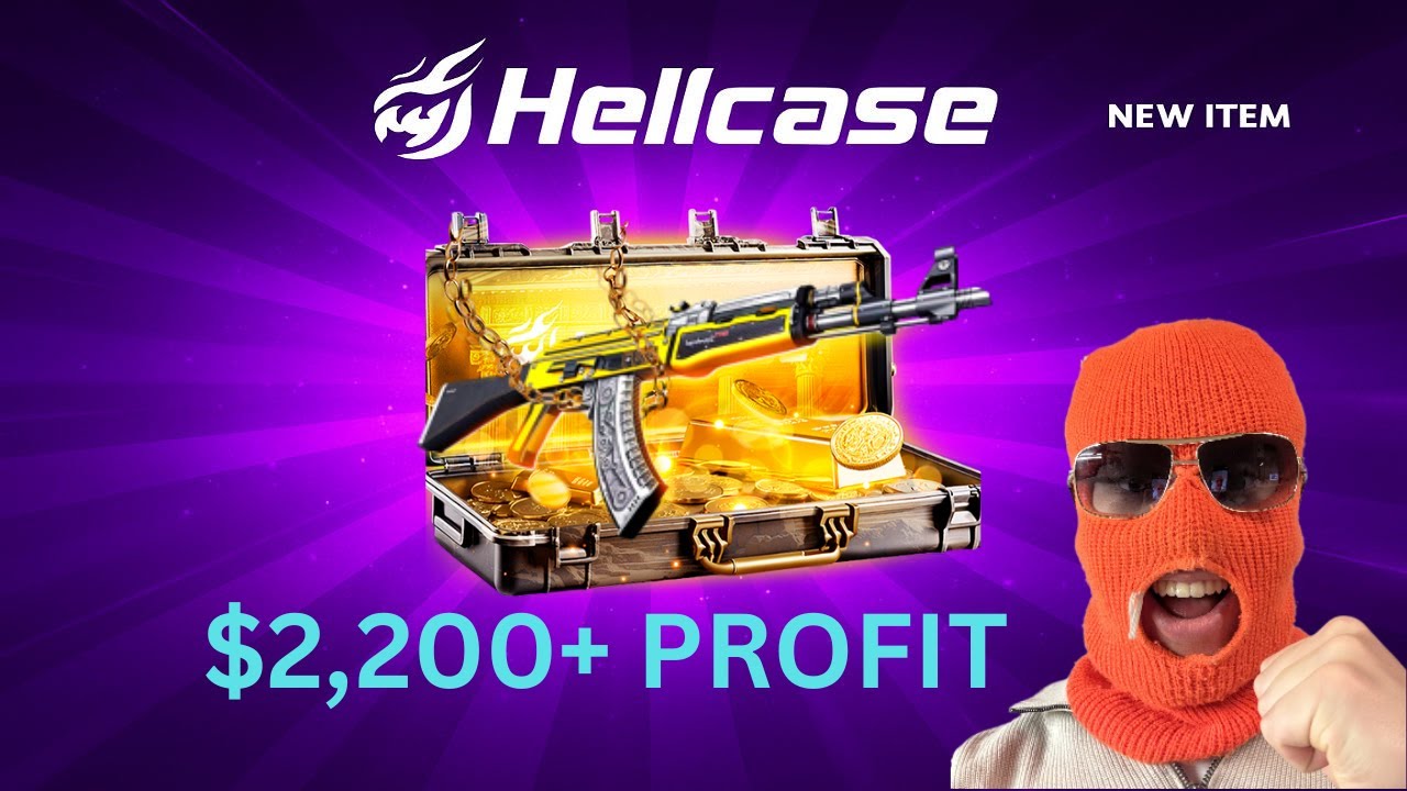 HOW I MADE $2,200+ PROFIT ON HELLCASE... ┃HELLCASE PROMO CODE┃HELLCASE BONUS