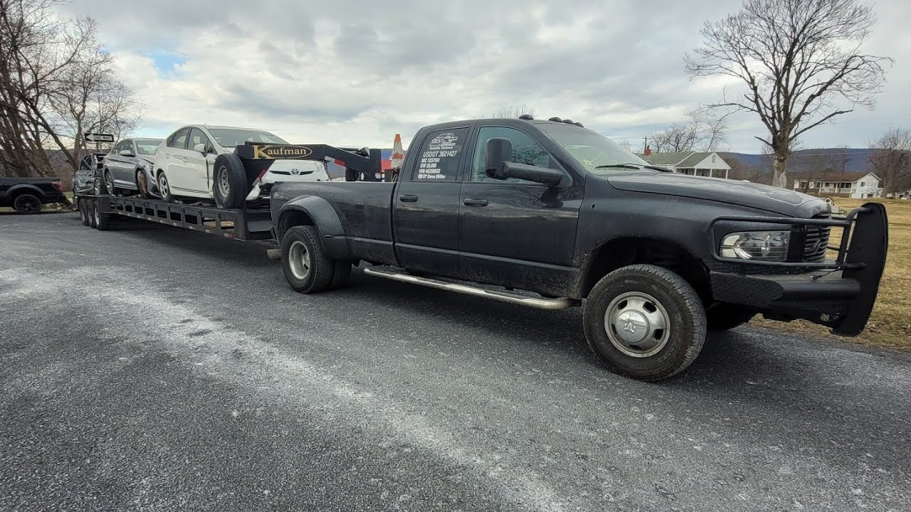 Hauling 6 CoPart Cars | From Power Only Back To Car Hauling | Had To Unload Inops With My Fiance