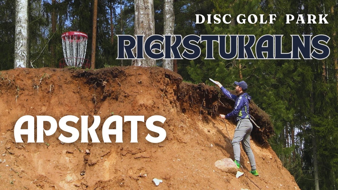 Riekstukalna disku golfa laukuma APskats + Viesi