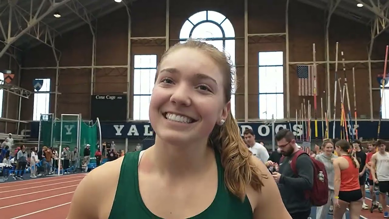 Kaylan Diglio, Guilford, Silver Medalist in Girls Pole Vault @ Yale HS ITF Classic
