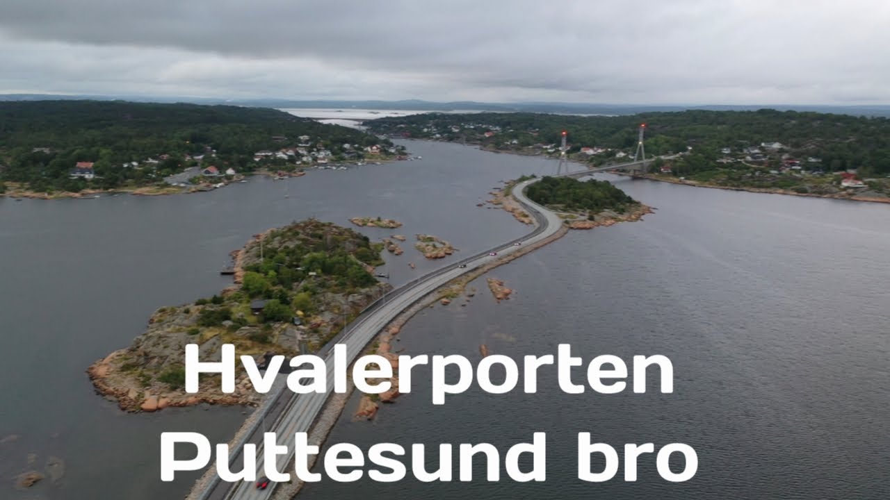 Hvalerporten - Puttesund bro - Fredrikstad - Hvaler - Oslofjorden - Norway 🇳🇴 Norge - Drone - 4K UHD