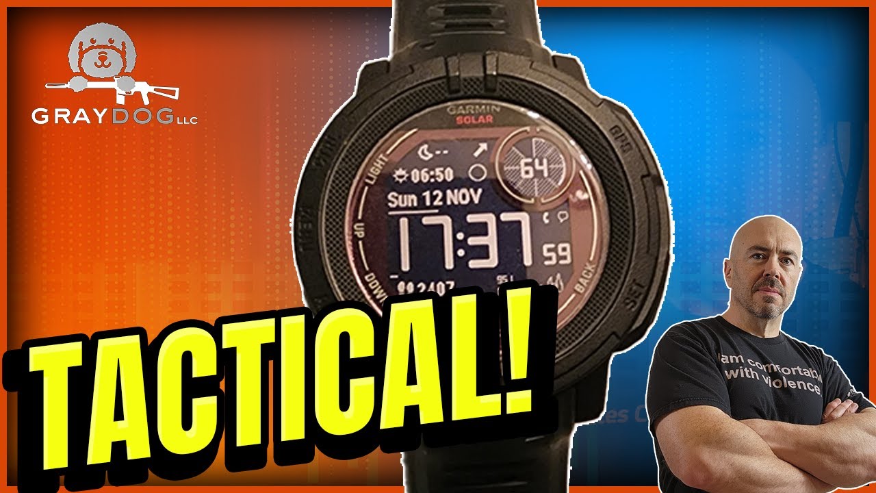 Garmin Instinct 2 Solar Tactical: WAY BEYOND Timekeeping!