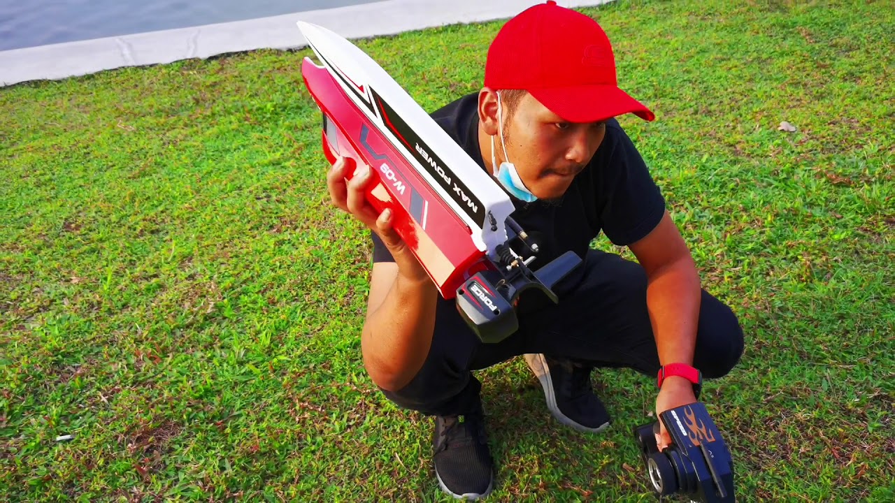 rc boat wltoys w-09 review (Bahasa Malaysia)