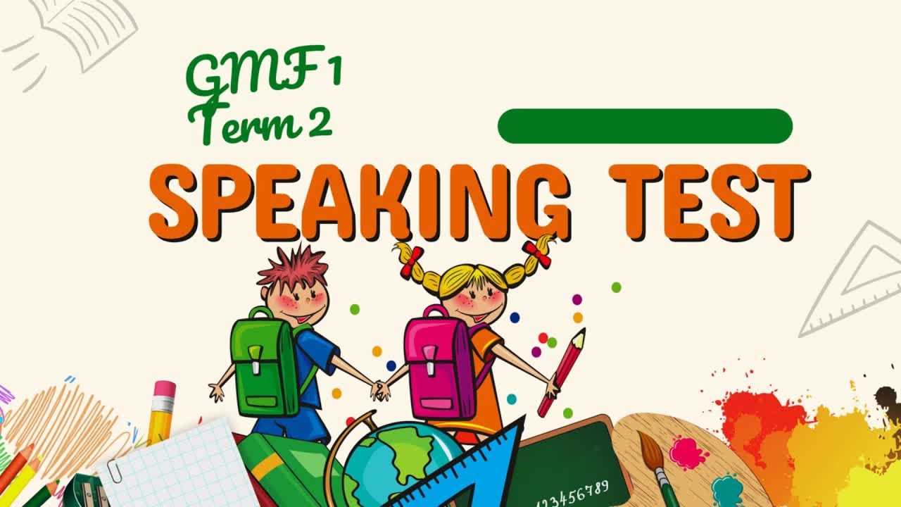 [PDN] SPEAKING TEST MAR - GMF1 TERM2 - HANNAH