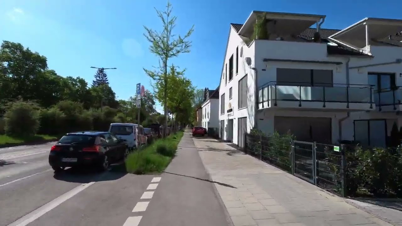 Von Vaterstetten nach München (Berg am Laim) mit dem Fahrrad in 4K