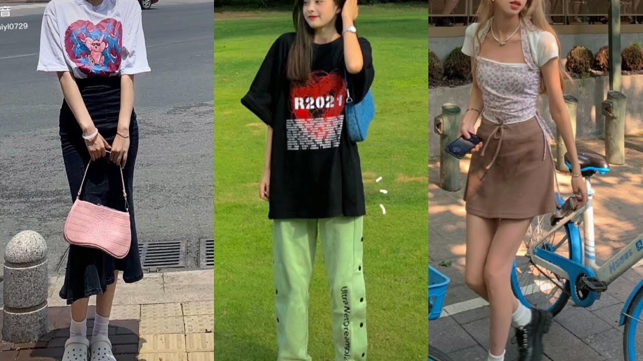 OUTFITS PHỐI ĐỒ MÙA HÈ STYLE TRẺ TRUNG NĂNG ĐỘNG CHO CÁC NÀNG | TIKTOK TRUNG DOUYIN