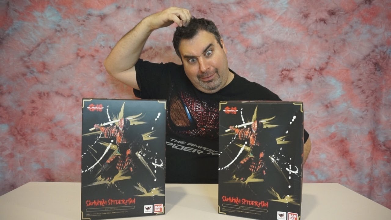 SAMURAI SPIDERMAN Unboxing & Comparacion con el Trucho (falso) !!!