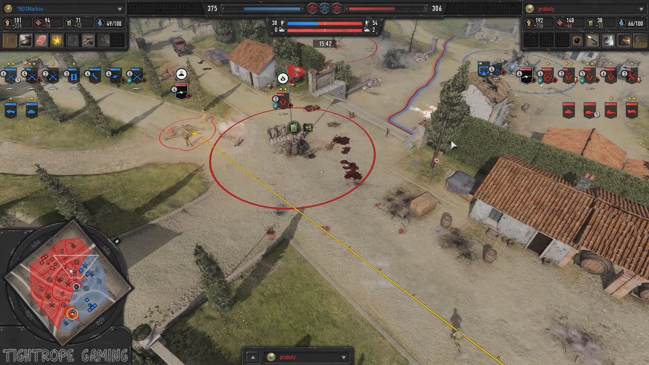COH3 1v1 Markov (US) vs prabuty (AK)