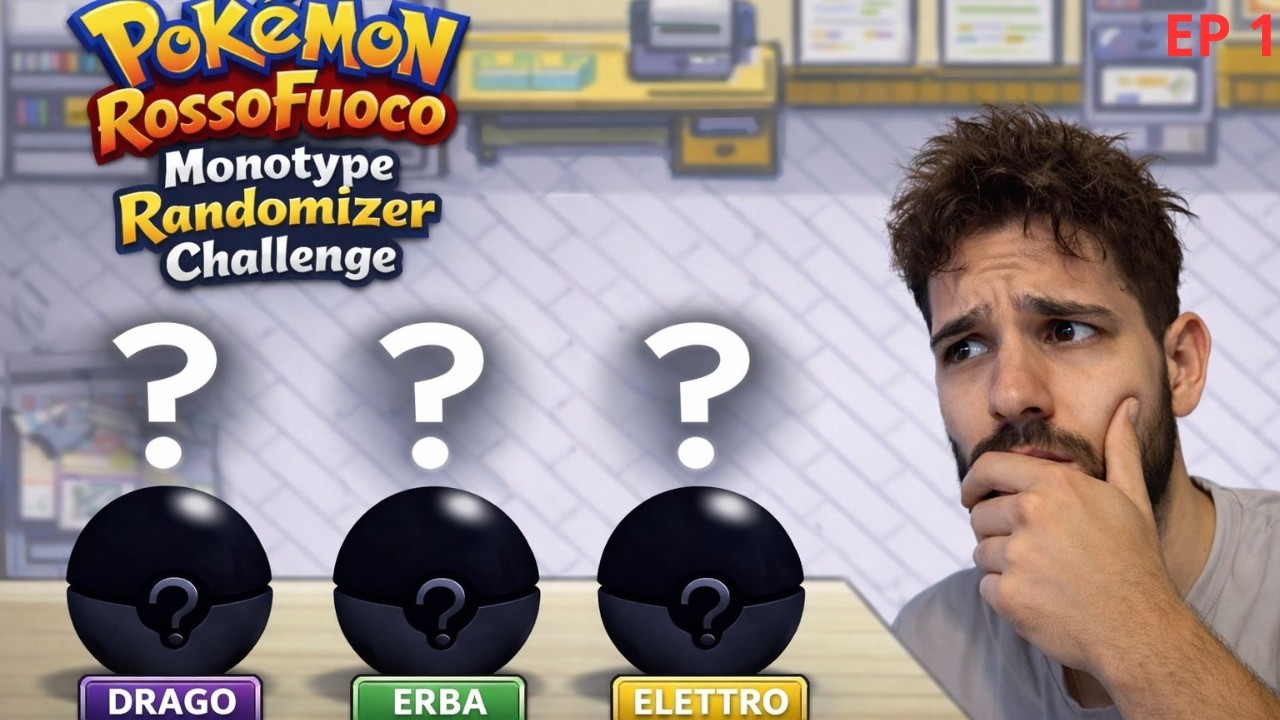 Inizia una NUOVA AVVENTURA a KANTO!! | Pokemon Monotype Randomizer Challenge EP.1