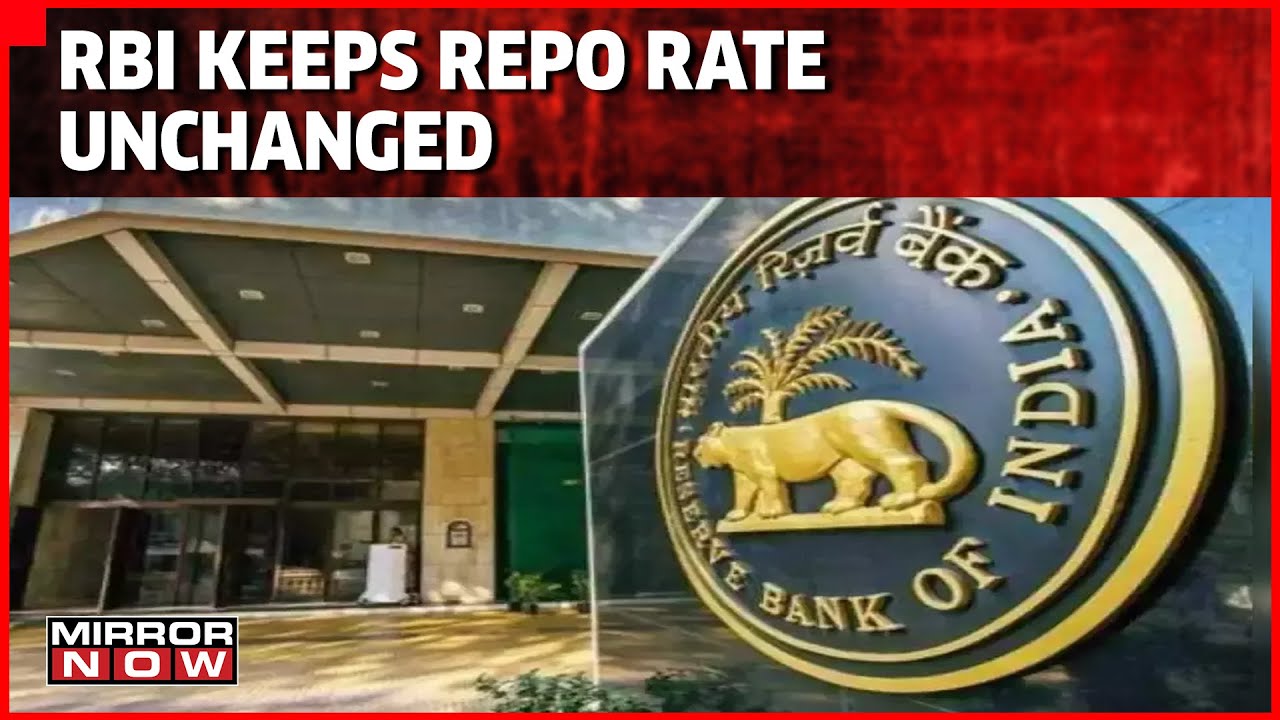 RBI Keeps Repo Rate Unchanged; RBI Briefs Media Over GDP Growth And Inflation