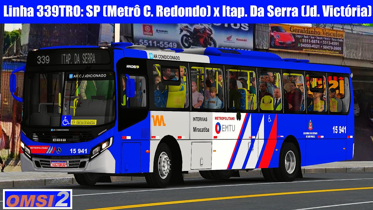 OMSI 2 | Caio Apache VIP IV - MB: OF-1724L | Linha 339TRO