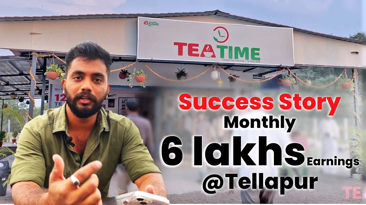 Tea Time Outlet in Tellapur | Earning Good Profits | Tea Time Success | Franchise Business #teatime
