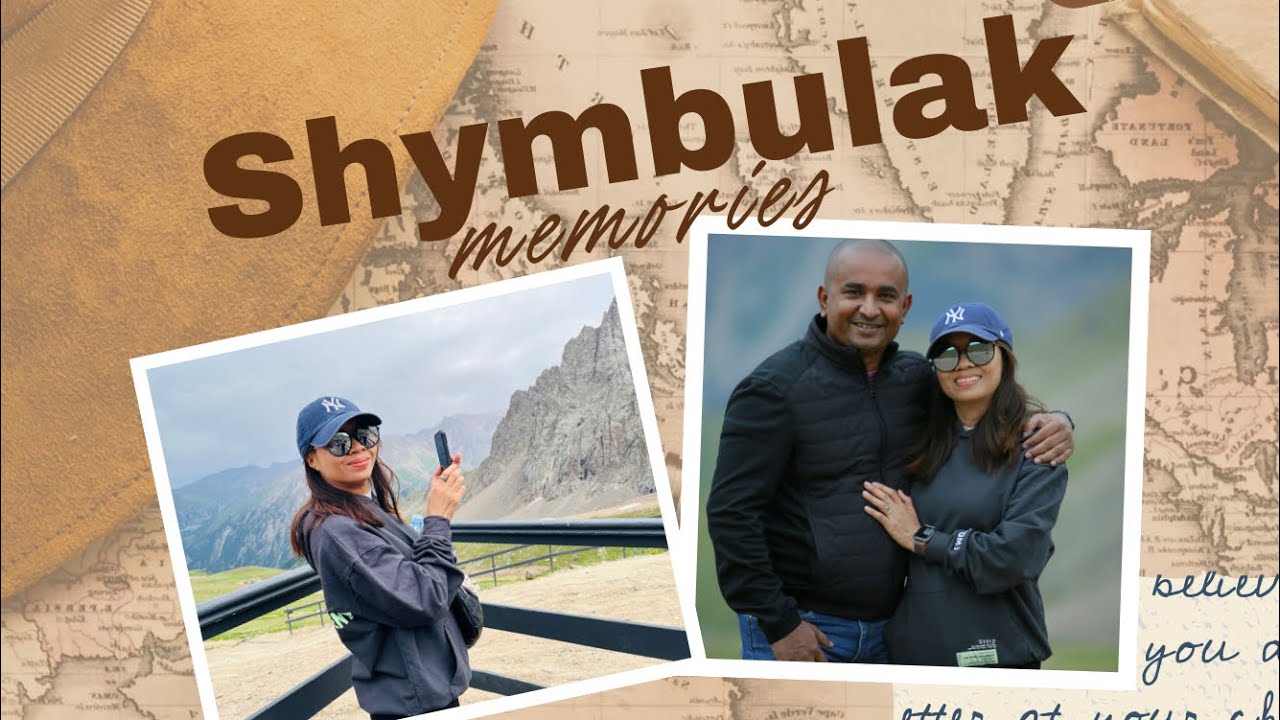Amazing view of Shymbulak + Romantic drone shot 😍🤩