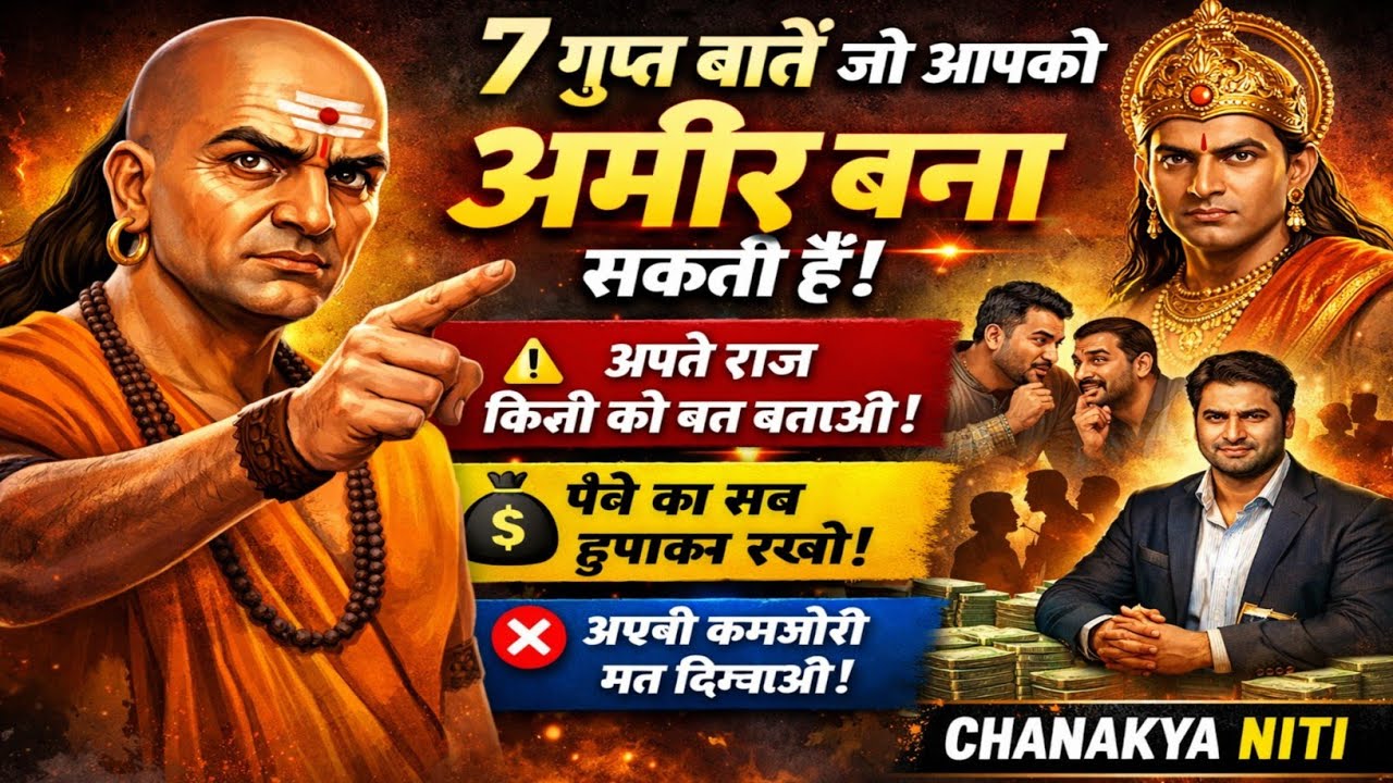 सफल लोग ये 7 बातें कभी किसी को नहीं बताते | Chanakya Niti Motivation