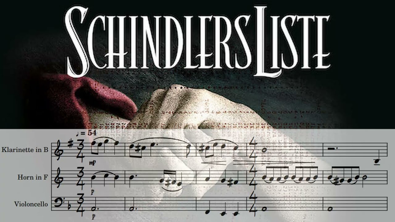 Schindler´s List Theme | Arrangment for Clarinet, French Horn and Cello