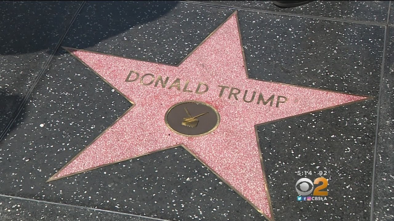 Donald Trump's Star Returns To Hollywood Walk Of Fame