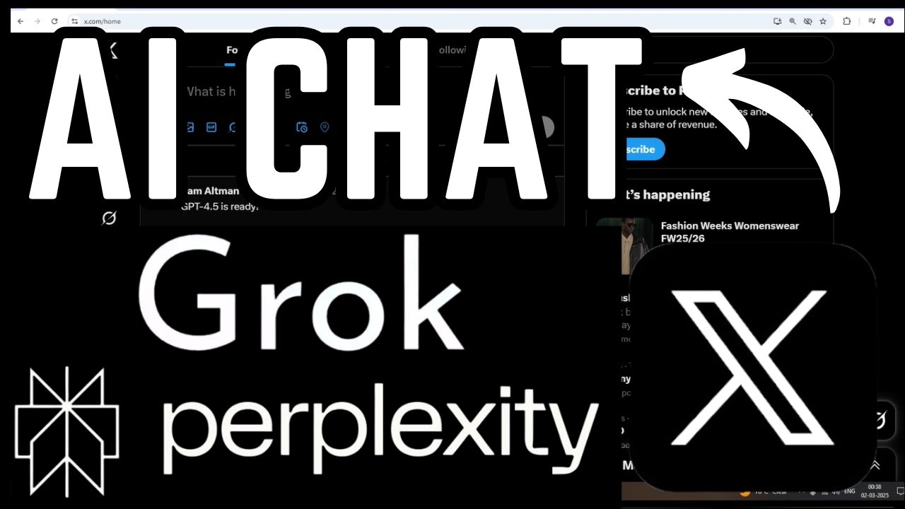 AI Chat with Twitter Tweets using Ask Grok and Perplexity ChatBot