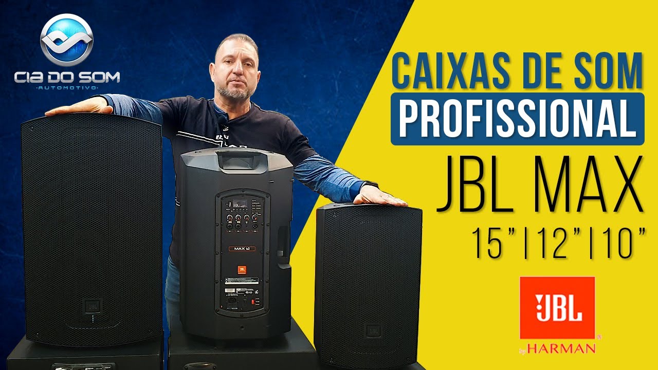 Conheça as caixas de som profissional JBL Max 15