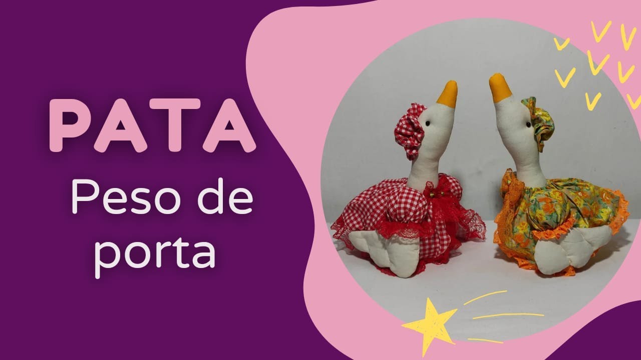 Patinha peso de porta faça você mesmo é simplesmente rápido