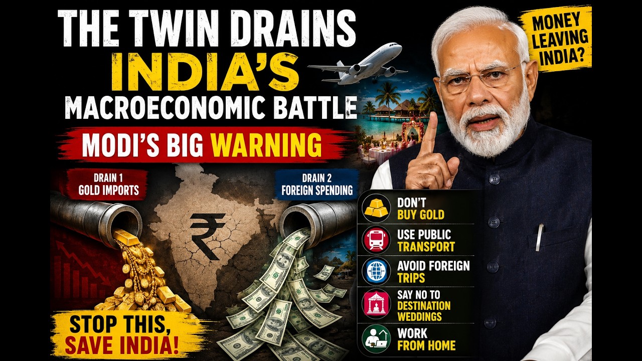 Modi&rsquo;s Economic Warning: The Habits Draining India&rsquo;s Wealth