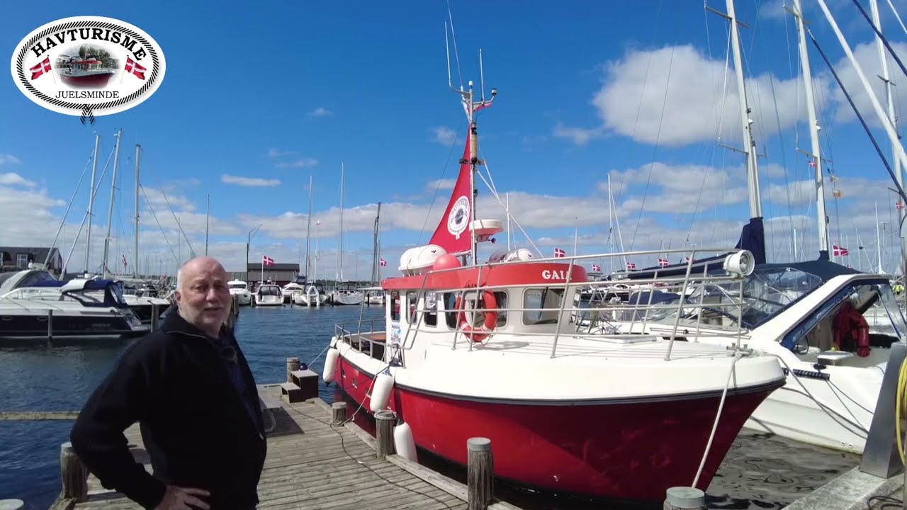 Rundt om turbåden GAIA og Juelsminde Havturisme.