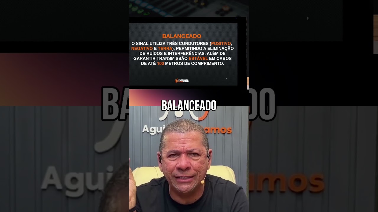 O que &eacute; um sinal balanceado? Como eliminar ru&iacute;dos do som! #som #audio  #operadordesom