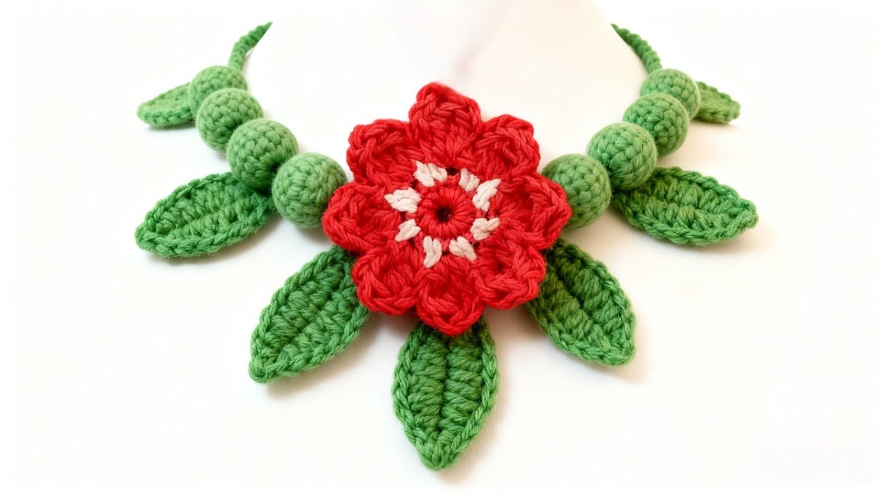 👉 Este Aplique de Flor a Crochet Hace Que Todo Luzca Más Bonito 🌺