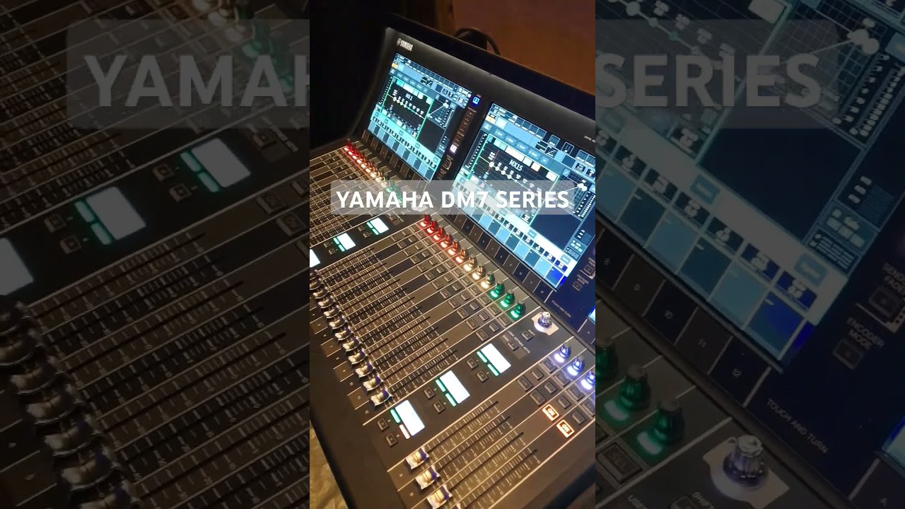 yamaha dm7 series digital mixing console #shorts #shortsvideo #digitalmixer