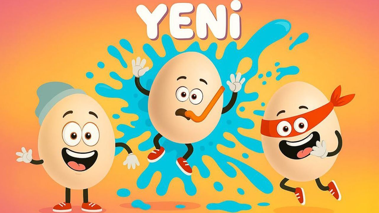 (YENİ) Kafadan &Ccedil;atlak Yumurtalar🥚Eğlenceli Bebek ve &Ccedil;ocuk Şarkısı🎶&Ccedil;izgi Film