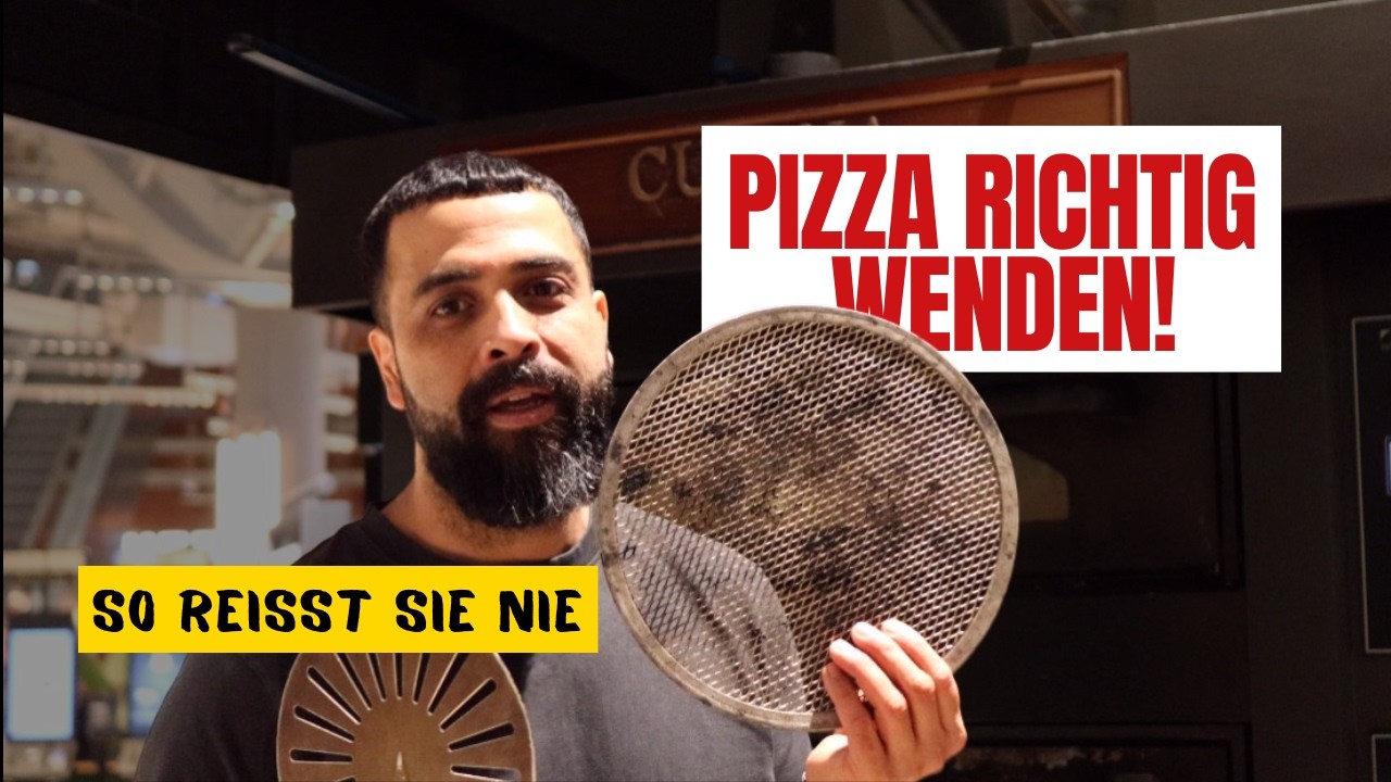 Pizza wenden ohne Reißen – So machen's echte Pizzabäcker
