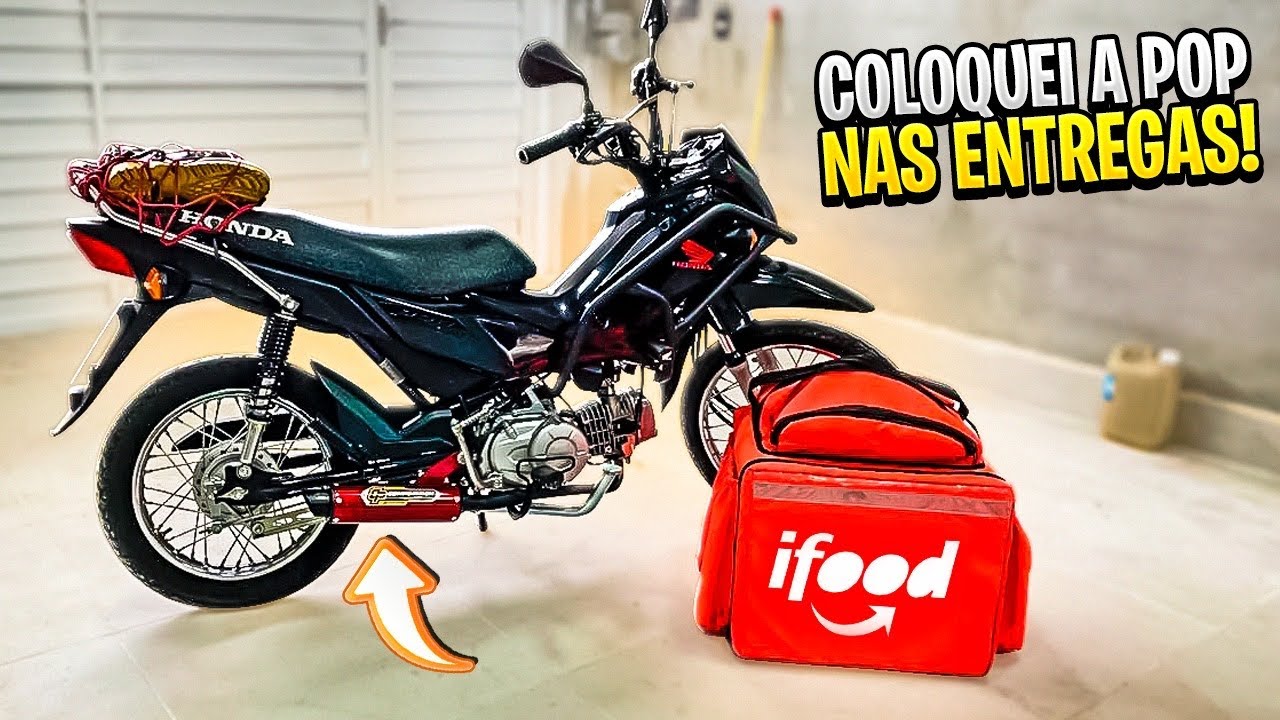 COLOQUEI A POP110 NAS ENTREGAS, N&Atilde;O DEU BOM