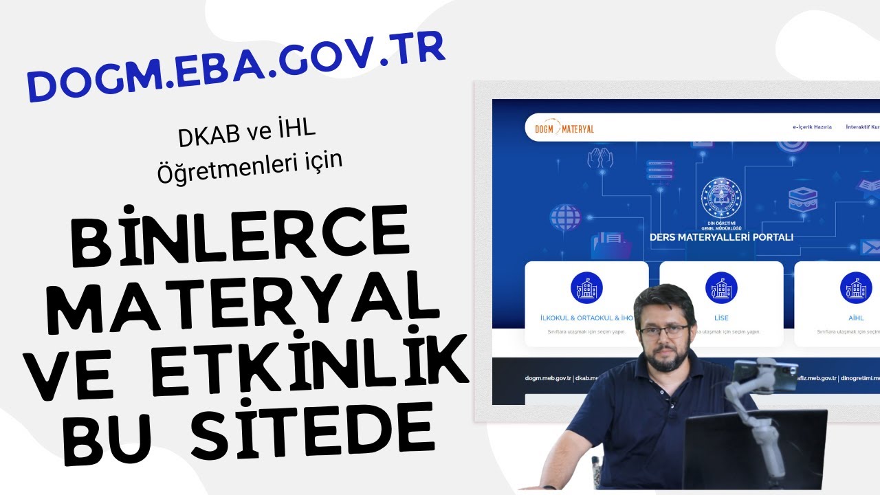 DKAB ve İHL Öğretmenleri için Binlerce Materyal ve Etkinlik Bu Sitede || dogm.eba.gov.tr