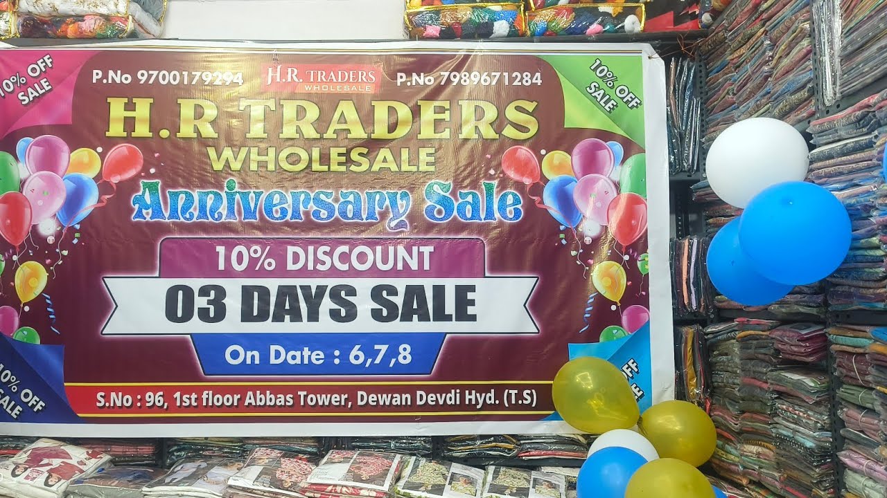 HR TRADERS & wholesale READYMADE DRESS.#3DAYS SALE OFFERS #10%DISCOUNT#SHOP NO.96.PH.7989671284