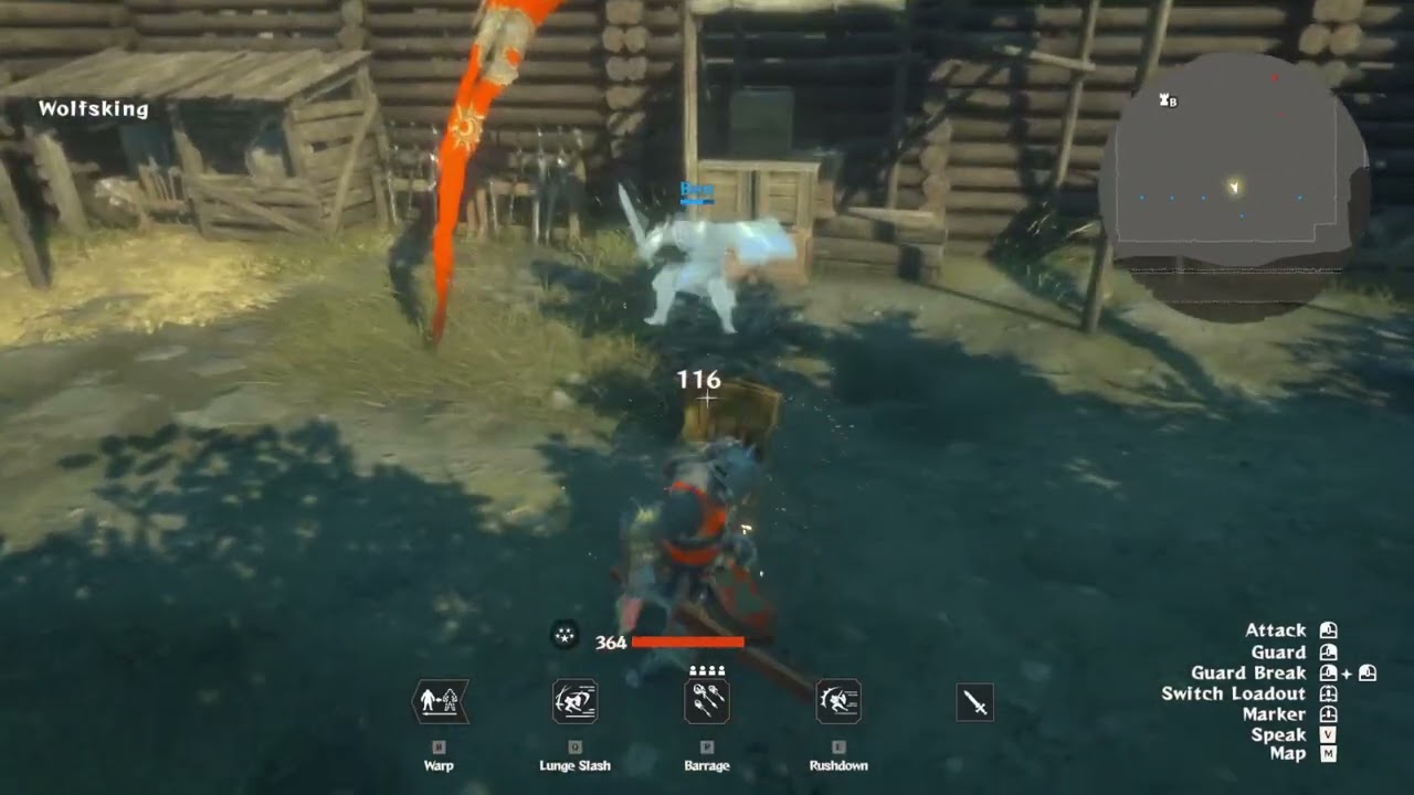 Warlander Warrior Parry into Charge + Fast Stab Combo
