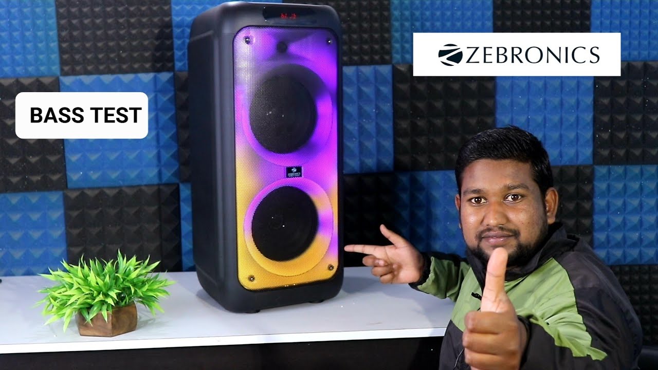 Zebronics ZEB THUMP 800 PARTY SPEAKER⚡️DETAIL SOUND/BASS TEST⚡️7 Hours Battery Backup 🔋⚡️DEEP BASS