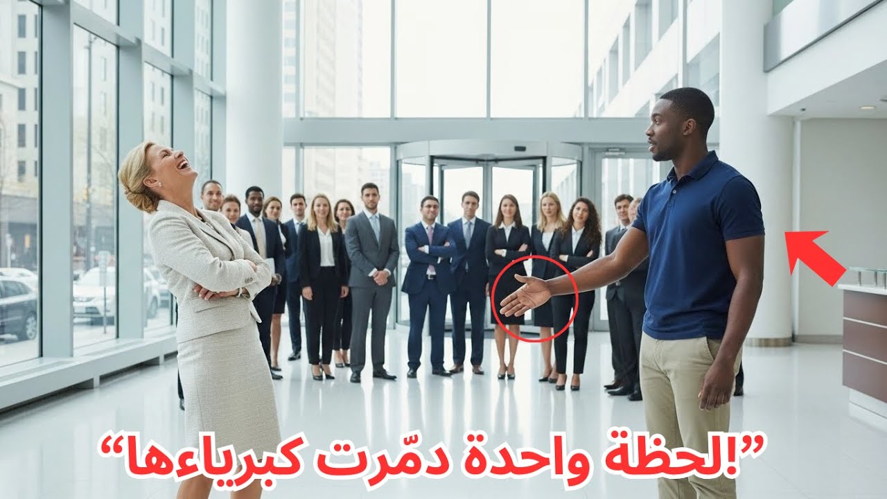 رئيسة تنفيذية ترفض مصافحة مستثمر أسود… وفي الغد توسّلت للقائه لإنقاذ شركتها!