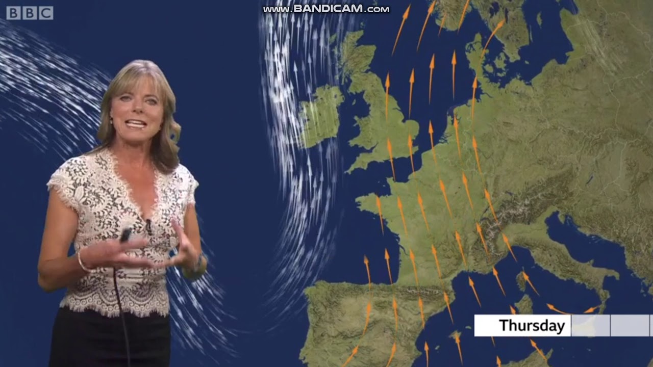 Louise Lear BBC Weather July 23rd 2019 - 60 fps