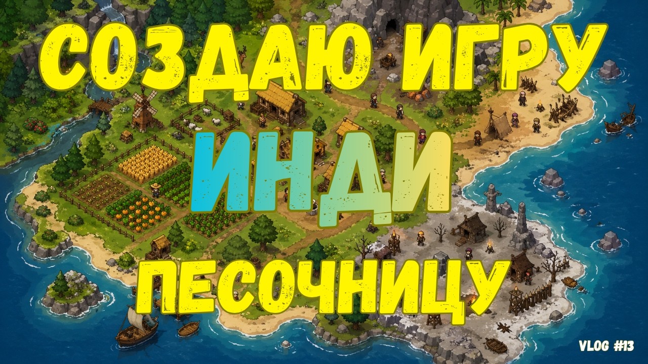 Создаю свою игру: песочница с живым миром | Devlog #13