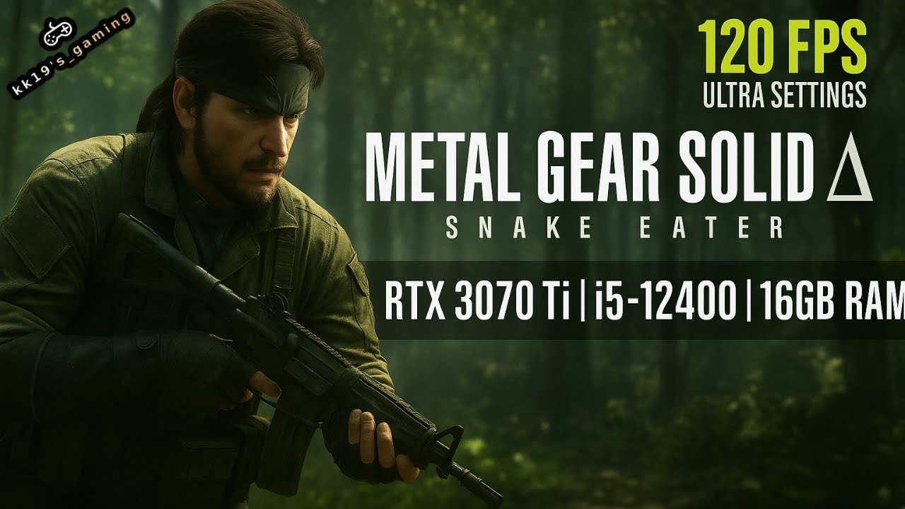 Metal Gear Solid Δ: Snake Eater | RTX 3070 Ti + i5-12400 + 16 GB RAM | PC Gameplay & Benchmark Test
