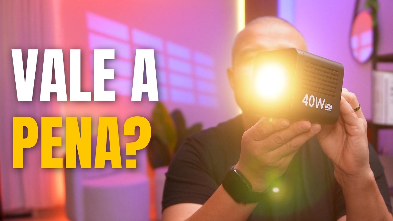 LED ULANZI 40W PRO - Esse LED substituiu minha Luz Principal