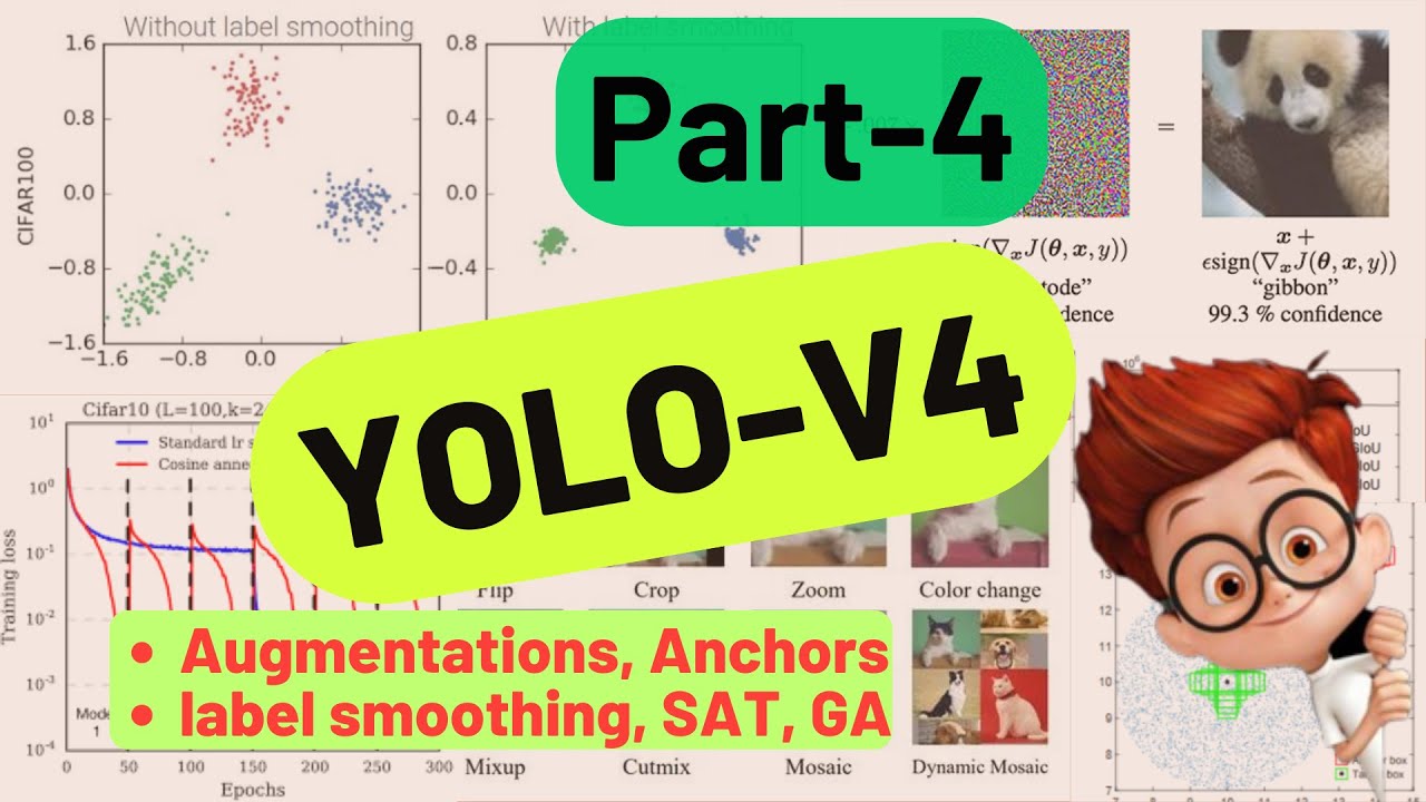 YOLO-V4: Data Augmentation & Training strategies || YOLO OBJECT DETECTION SERIES