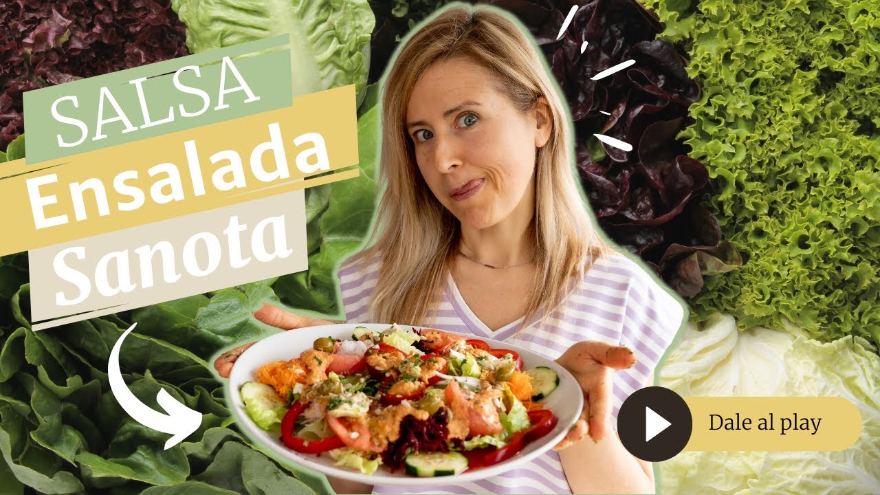 Salsa de Ensalada Super Sencilla y Saludable