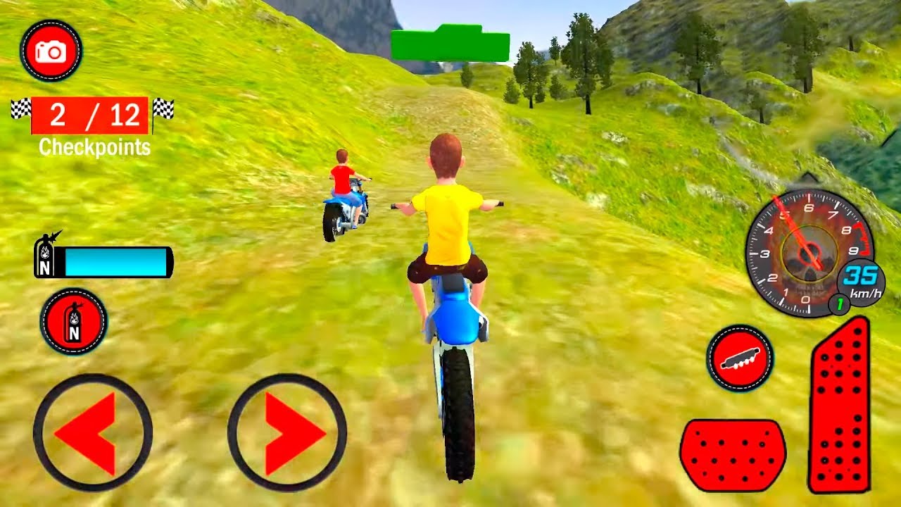 Kids Offroad Motorbike Racing Driver