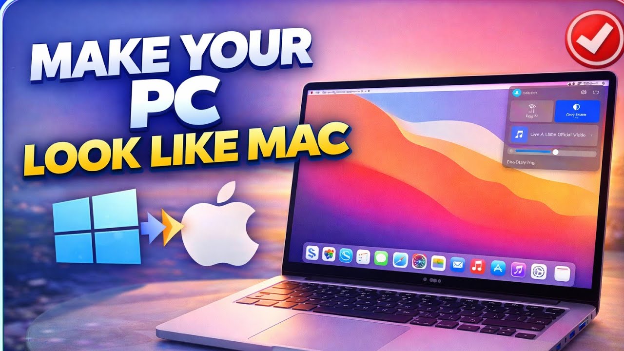 Make Windows 11 Look Like macOS 2026 | Step-by-Step Guide (No Hack) #Windows11#MacOS