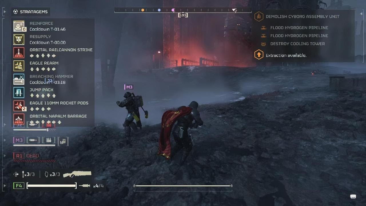 HELLDIVERS 2026: Being left to die during the war for cyberstan (unedited footage)