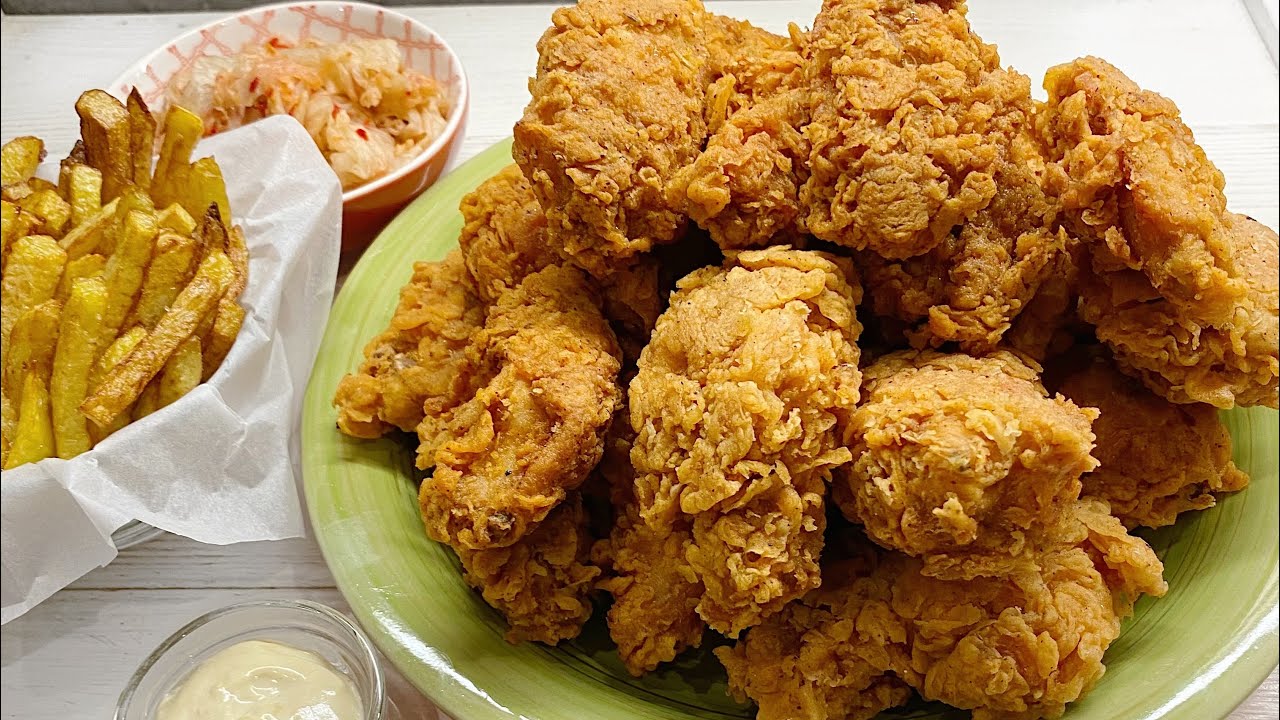 Фрайд чикен/куриные крылья как в KFC