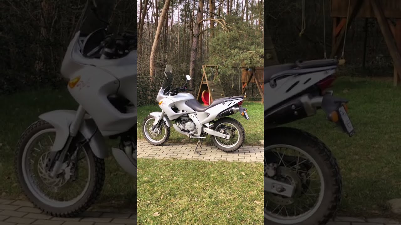 Aprilia Pegaso 650: oryginal exhaust vs. fake akrap