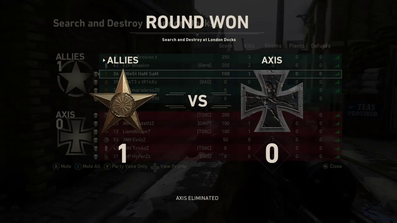COD WW2 Dab Death