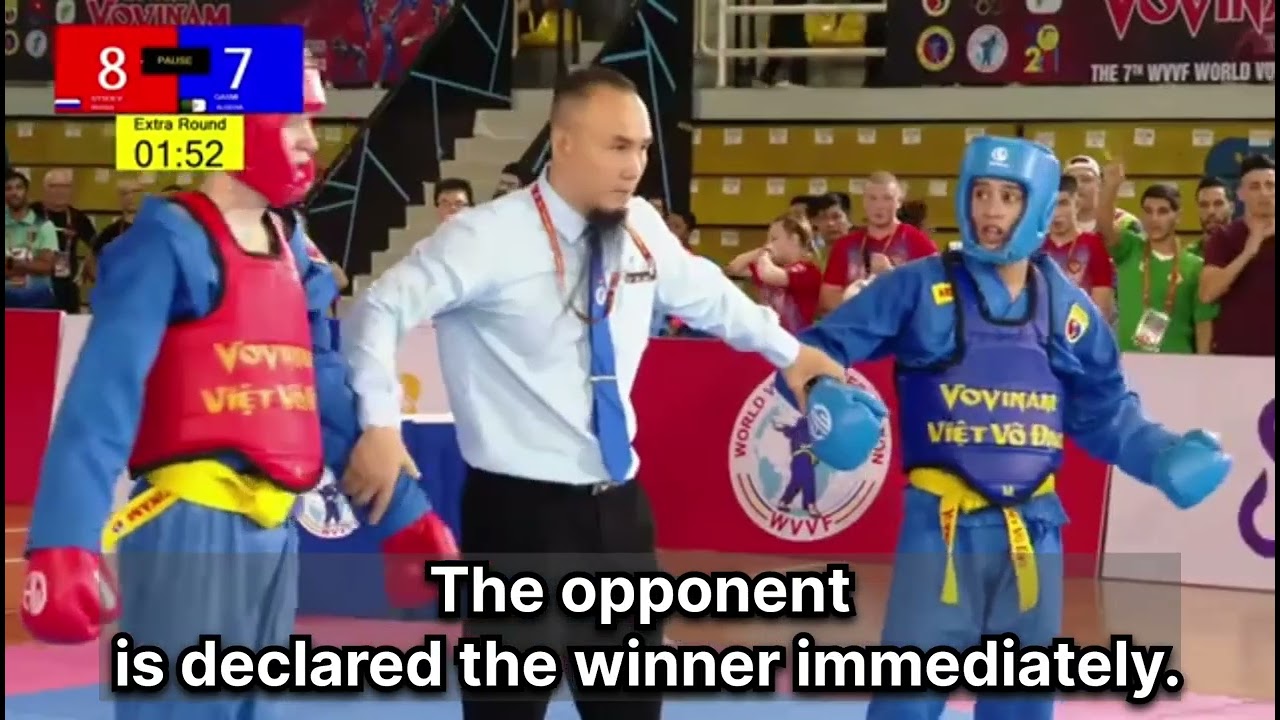 الجولة الذهبية .... نقطة واحدة تقرر كل شيء#vovinam 