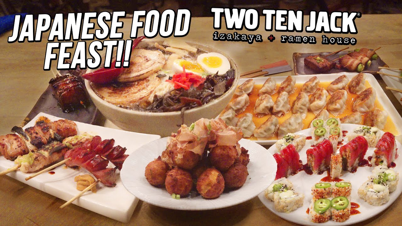 8lb Japanese Feast Food Challenge w/ Pork Gyoza, Ramen, and Sushi!!